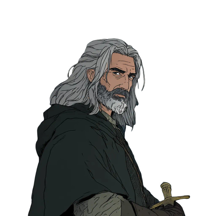 Mystical Forest Ranger Vinyl Car Decal Sticker – Waterproof & UV-Resistant 8"