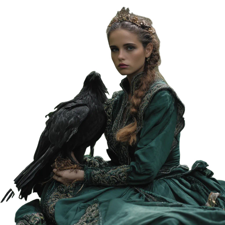 Fiadh, Wild Goddess Vinyl Car Decal Sticker – Waterproof & UV-Resistant 8"