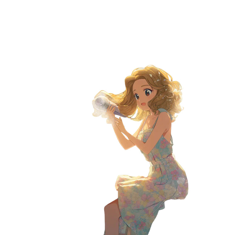 Anime Morning Routine Vinyl Car Decal Sticker – Waterproof & UV-Resistant 8"