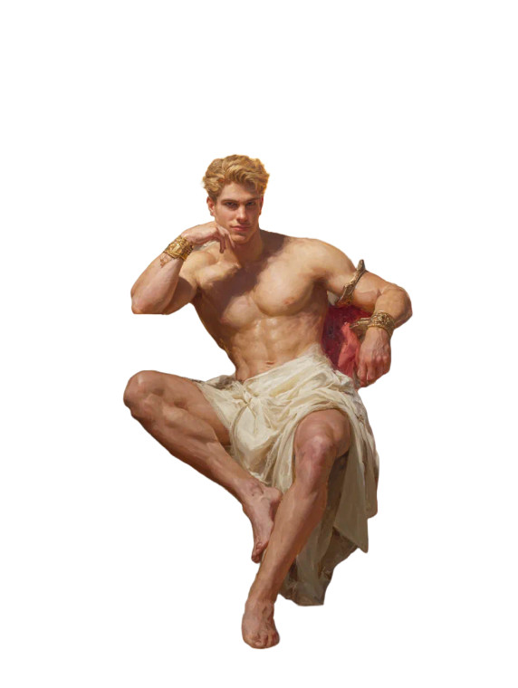 Young Deity Throne Vinyl Car Decal Sticker – Waterproof & UV-Resistant 8"