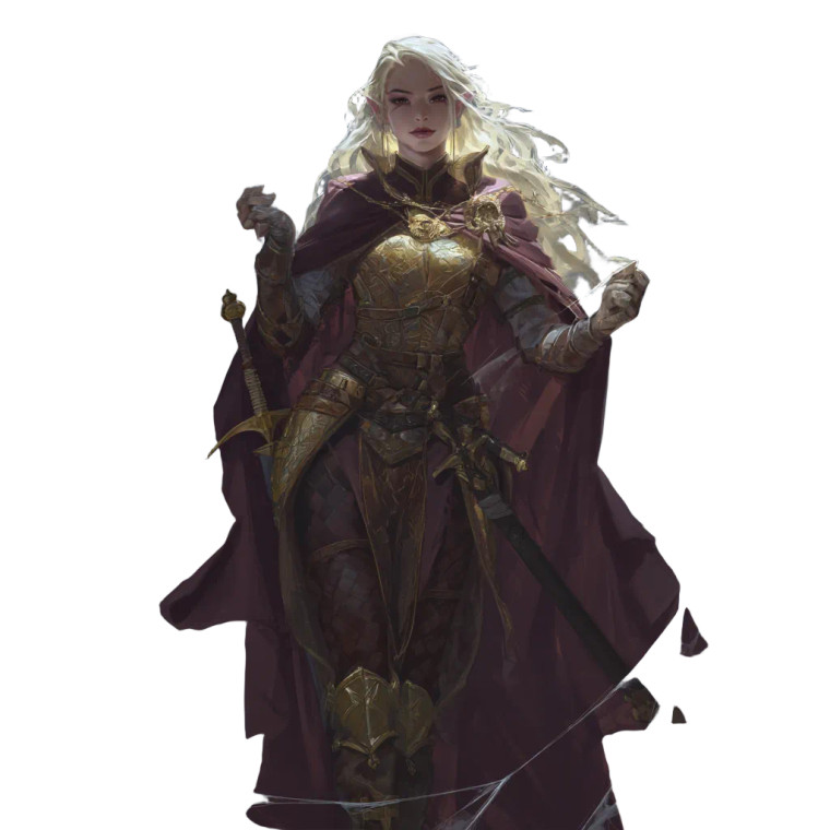 Twilight Cleric Elf V2 Vinyl Car Decal Sticker – Waterproof & UV-Resistant 8"