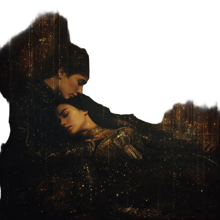 Sleeping Couple'S Embrace Vinyl Car Decal Sticker – Waterproof & UV-Resistant 8"