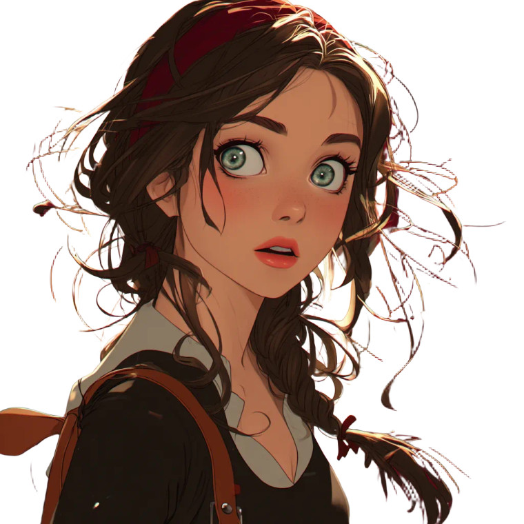 Girl V43 Vinyl Car Decal Sticker – Waterproof & UV-Resistant 8"