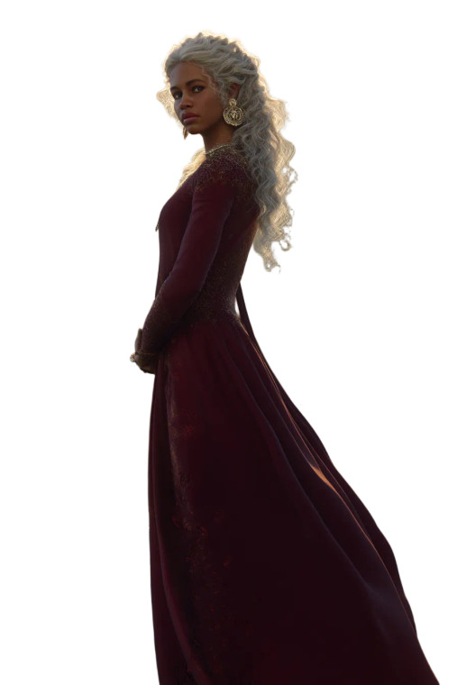 Regal Velaryon Heiress Vinyl Car Decal Sticker – Waterproof & UV-Resistant 8"