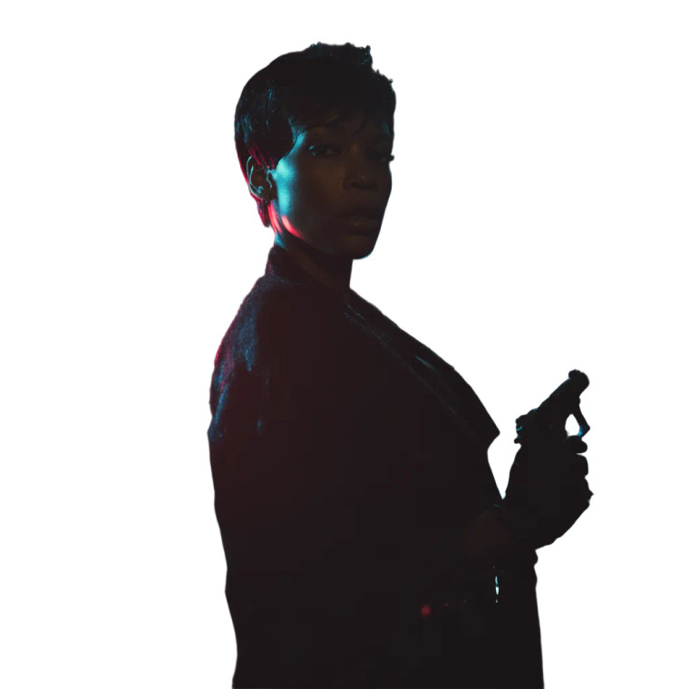 Cyberpunk Female Spy Vinyl Car Decal Sticker – Waterproof & UV-Resistant 8"