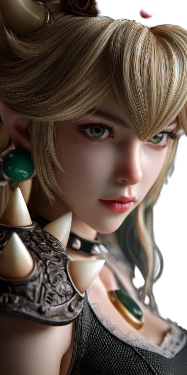 Bowsette Artgerm Style Vinyl Car Decal Sticker – Waterproof & UV-Resistant 8"