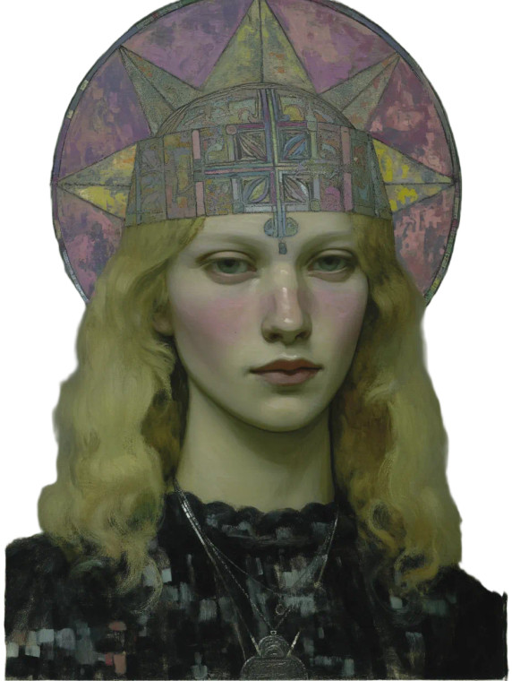 Bohemian Lgbtq Goddess Vinyl Car Decal Sticker – Waterproof & UV-Resistant 8"