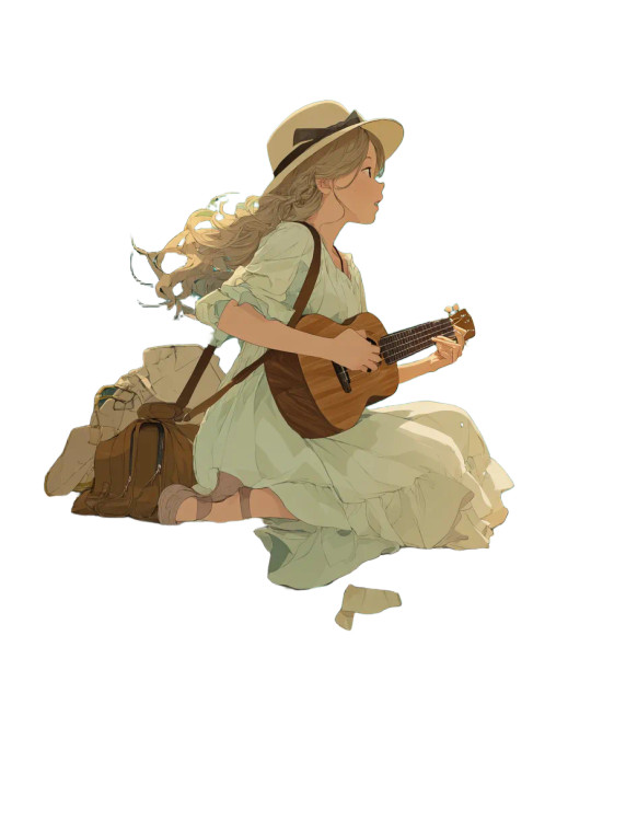 Dreamy Ukulele Idol Vinyl Car Decal Sticker – Waterproof & UV-Resistant 8" Dreamy Ukulele Idol Vinyl Car Decal Sticker – Waterproof & UV-Resistant 8"