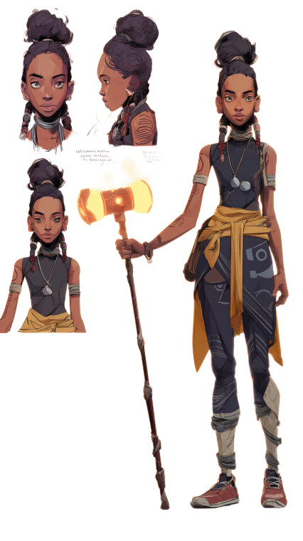 Tribal Futuristic Warrior Vinyl Car Decal Sticker – Waterproof & UV-Resistant 8"