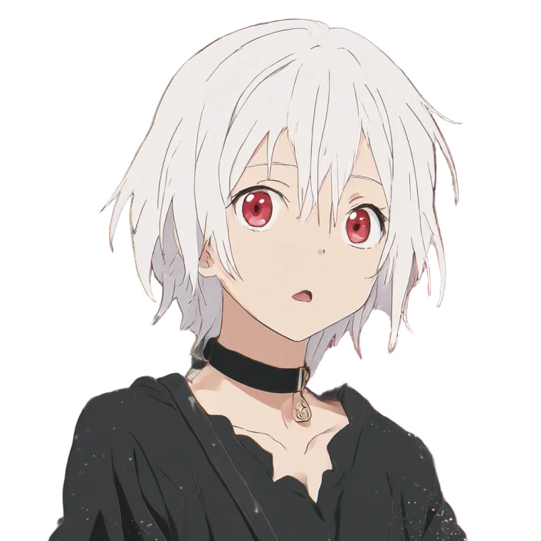 Anime Boy White Hair Vinyl Car Decal Sticker – Waterproof & UV-Resistant 8"