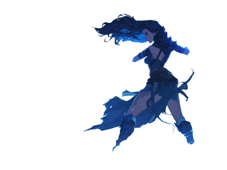 Celtic Thunder Goddess V2 Vinyl Car Decal Sticker – Waterproof & UV-Resistant 8"