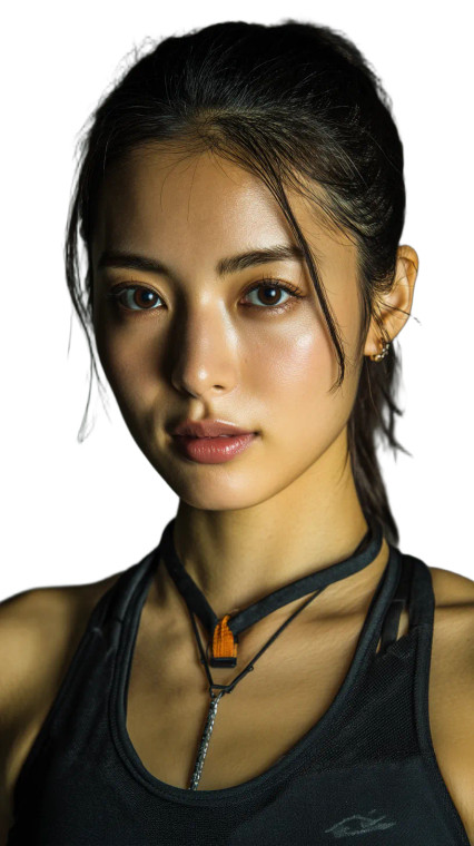 Japanese Actor Portrait Vinyl Car Decal Sticker – Waterproof & UV-Resistant 8"