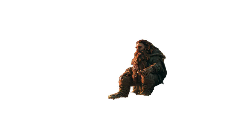 Relaxing Dwarf Vinyl Car Decal Sticker – Waterproof & UV-Resistant 8"