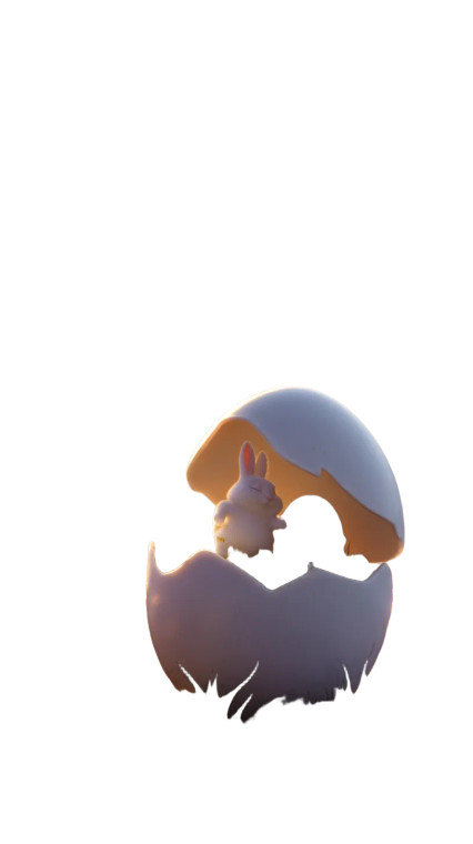 Easter Egg Bunny Vinyl Car Decal Sticker – Waterproof & UV-Resistant 8"