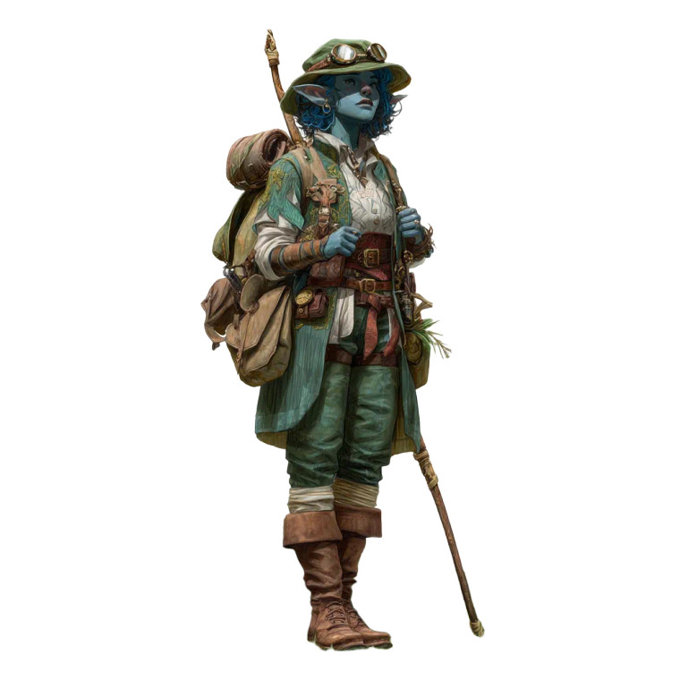 Firbolg Ranger Vinyl Car Decal Sticker – Waterproof & UV-Resistant 8"