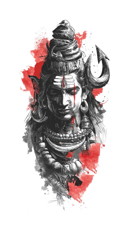 Lord Shiva Tattoo Vinyl Car Decal Sticker – Waterproof & UV-Resistant 8" Lord Shiva Tattoo Vinyl Car Decal Sticker – Waterproof & UV-Resistant 8"