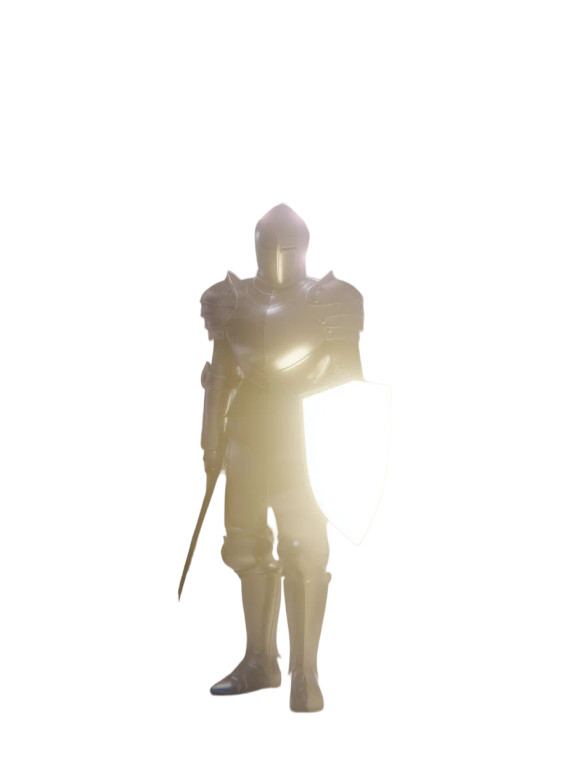 Knight And Hallway Vinyl Car Decal Sticker – Waterproof & UV-Resistant 8"