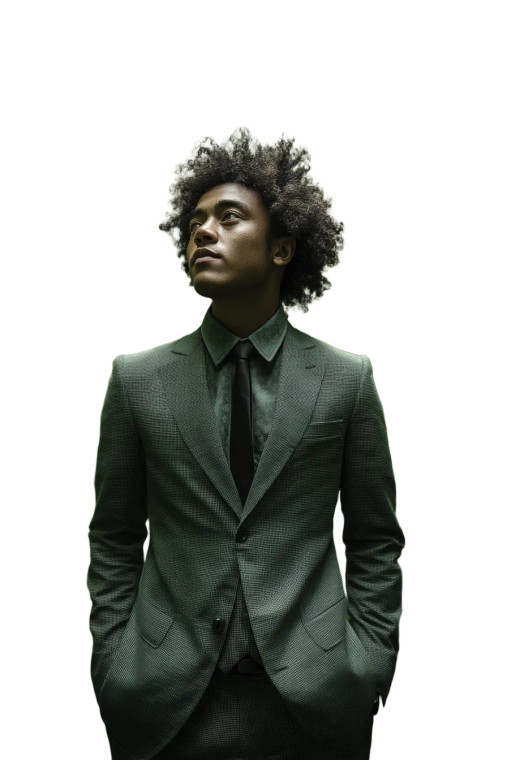 Stylish Afro Man Vinyl Car Decal Sticker – Waterproof & UV-Resistant 8"