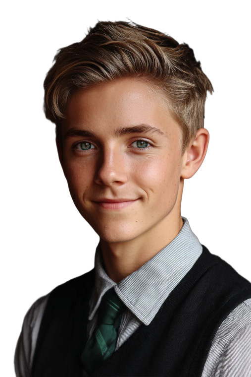 Ravenclaw Student Portrait Vinyl Car Decal Sticker – Waterproof & UV-Resistant 8"