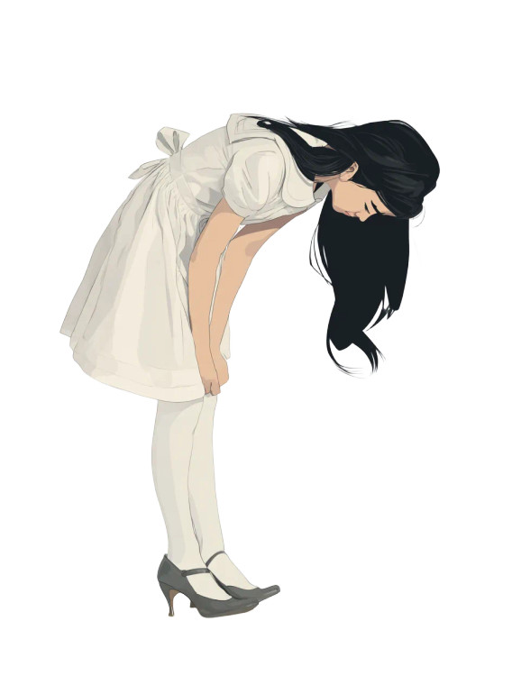 Hopeless Girl Picking Vinyl Car Decal Sticker – Waterproof & UV-Resistant 8"