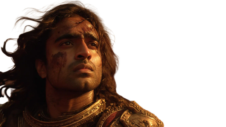 Karna On Kurukshetra V2 Vinyl Car Decal Sticker – Waterproof & UV-Resistant 8"