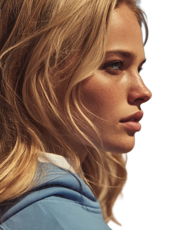 Intense Blonde Gaze Vinyl Car Decal Sticker – Waterproof & UV-Resistant 8"