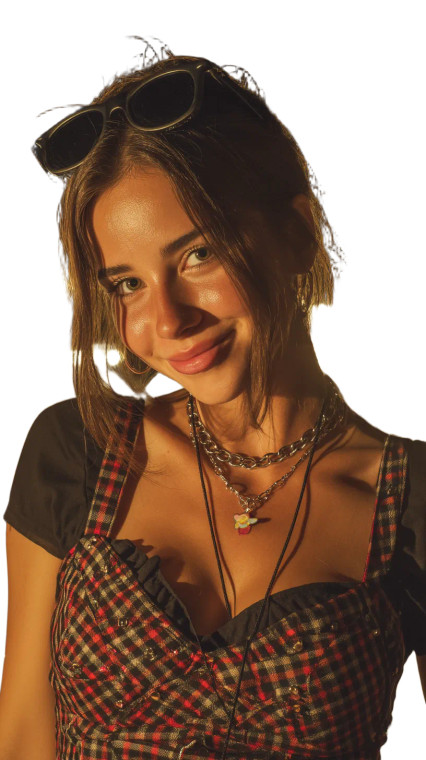 Retro Flirtatious Girl Vinyl Car Decal Sticker – Waterproof & UV-Resistant 8"