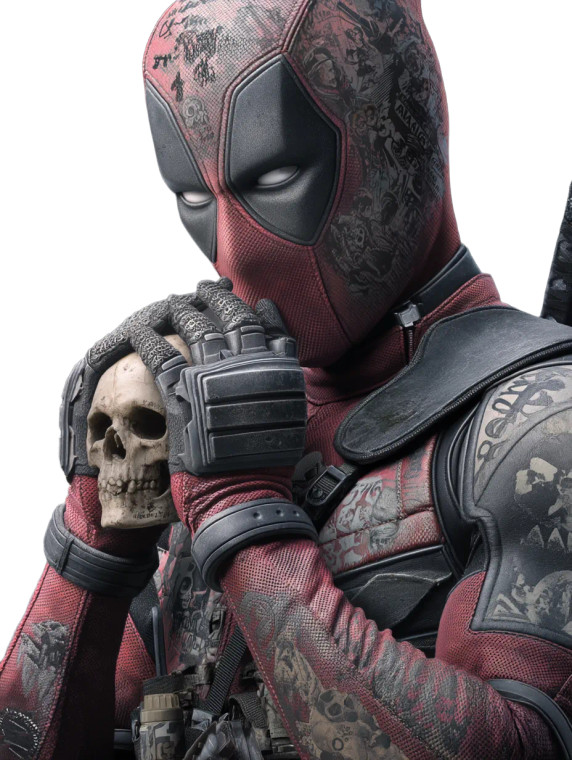 Tattooed Deadpool Anime Vinyl Car Decal Sticker – Waterproof & UV-Resistant 8"