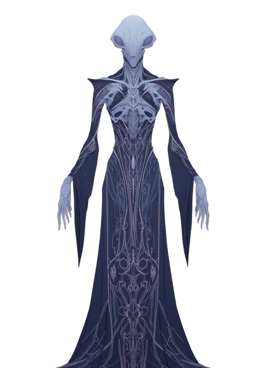 Alien Opera Singer Vinyl Car Decal Sticker – Waterproof & UV-Resistant 8"