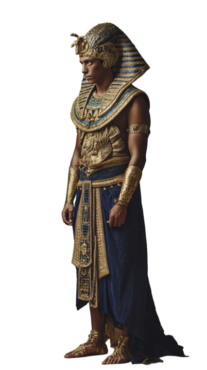 Young Pharaoh Vinyl Car Decal Sticker – Waterproof & UV-Resistant 8"