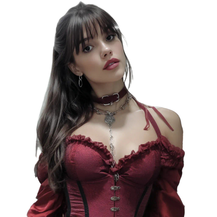 Vampirella Cosplayer Vinyl Car Decal Sticker – Waterproof & UV-Resistant 8"