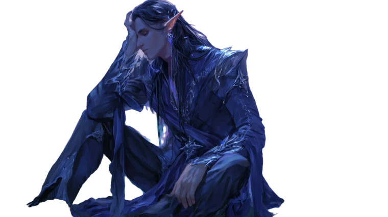 Fey Elf Prince Vinyl Car Decal Sticker – Waterproof & UV-Resistant 8"