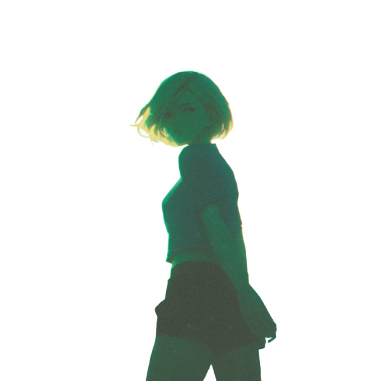 Ghibli Style Woman V2 Vinyl Car Decal Sticker – Waterproof & UV-Resistant 8"