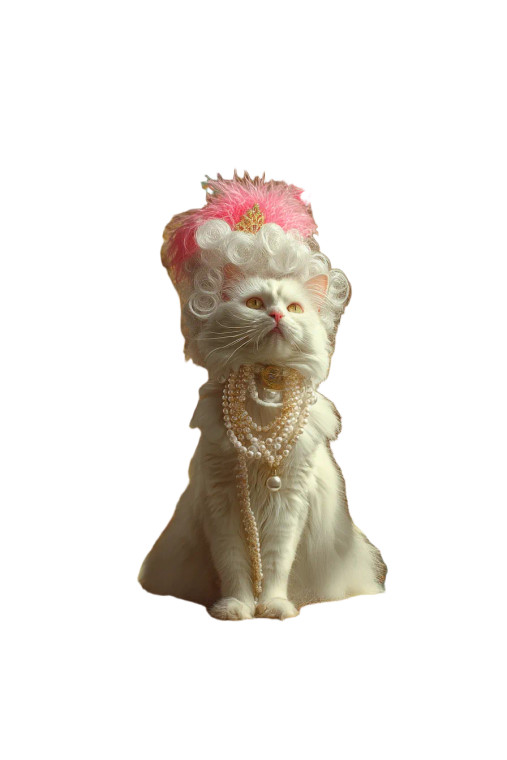 Aristocat Marie Antoinette Vinyl Car Decal Sticker – Waterproof & UV-Resistant 8"