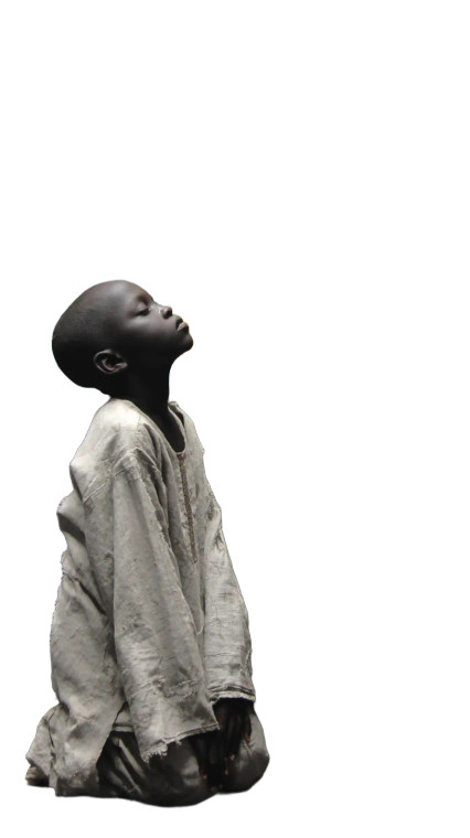 Majestic Afro Massaï Boy Vinyl Car Decal Sticker – Waterproof & UV-Resistant 8"