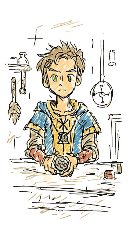 Noble Teen With Coin Vinyl Car Decal Sticker – Waterproof & UV-Resistant 8"