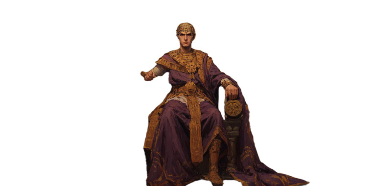 Byzantine Emperor Vinyl Car Decal Sticker – Waterproof & UV-Resistant 8"