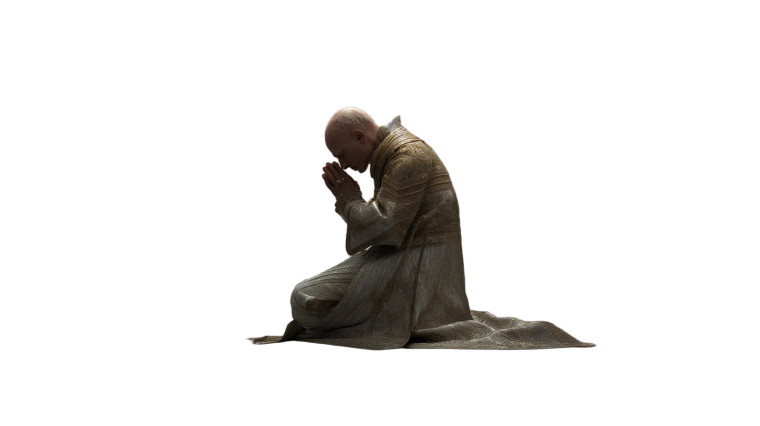 Praying Before Throne Vinyl Car Decal Sticker – Waterproof & UV-Resistant 8"