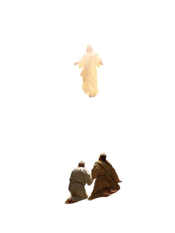 Transfigured Jesus Vinyl Car Decal Sticker – Waterproof & UV-Resistant 8"