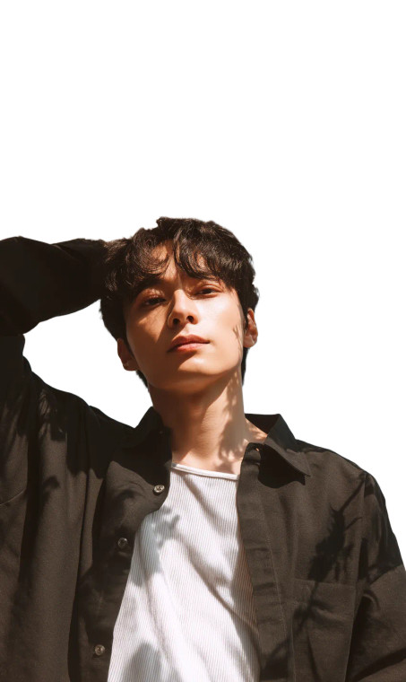 Korean Male Portrait Vinyl Car Decal Sticker – Waterproof & UV-Resistant 8"