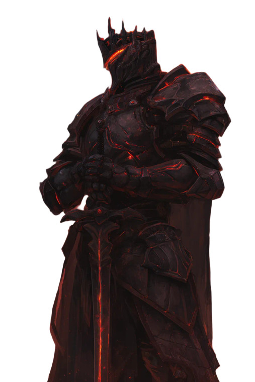 Volcanic Knight Vinyl Car Decal Sticker – Waterproof & UV-Resistant 8"