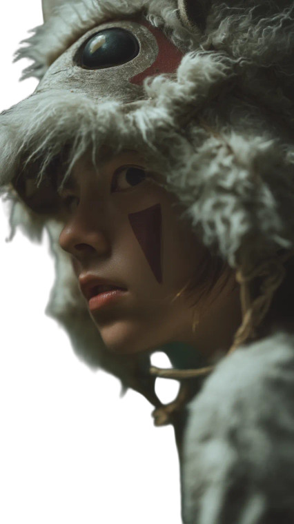 Princess Mononoke Shot Vinyl Car Decal Sticker – Waterproof & UV-Resistant 8"