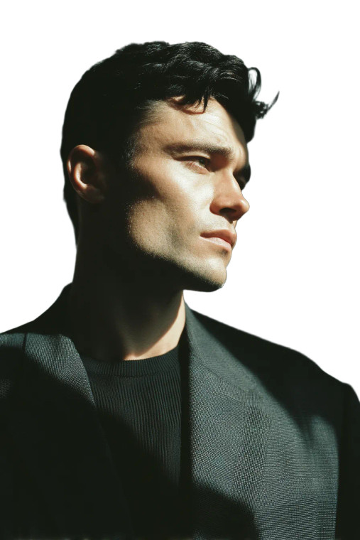 Brunette Man In Suit Vinyl Car Decal Sticker – Waterproof & UV-Resistant 8"