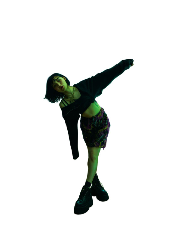 Eccentric Fashion Pose Vinyl Car Decal Sticker – Waterproof & UV-Resistant 8"