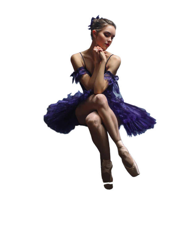 Elegant Ballerina Portrait Vinyl Car Decal Sticker – Waterproof & UV-Resistant 8"