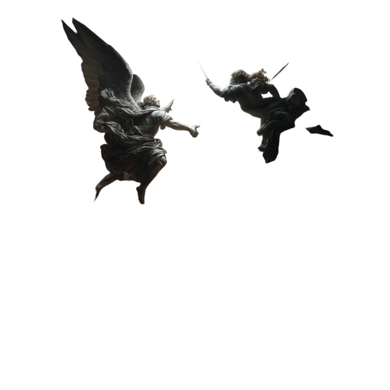 Archangel Michael Ascending Vinyl Car Decal Sticker – Waterproof & UV-Resistant 8"