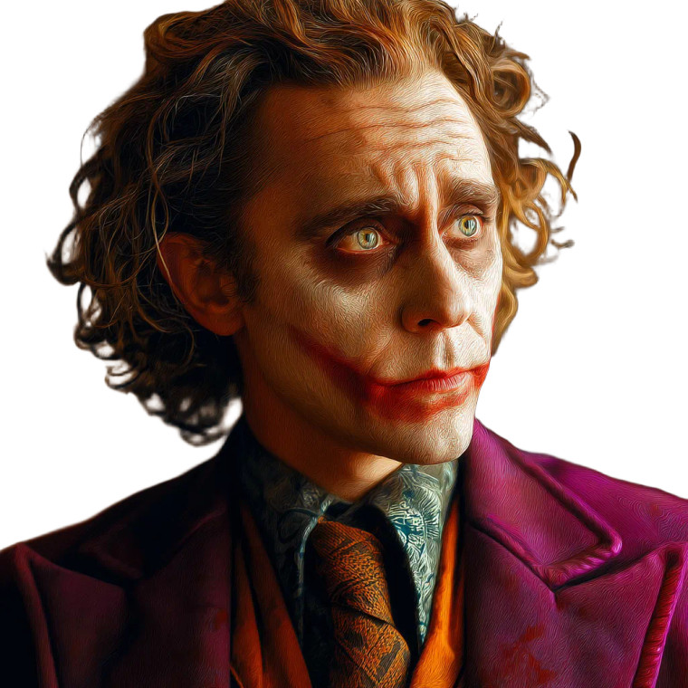 Hiddleston As Joker Vinyl Car Decal Sticker – Waterproof & UV-Resistant 8"