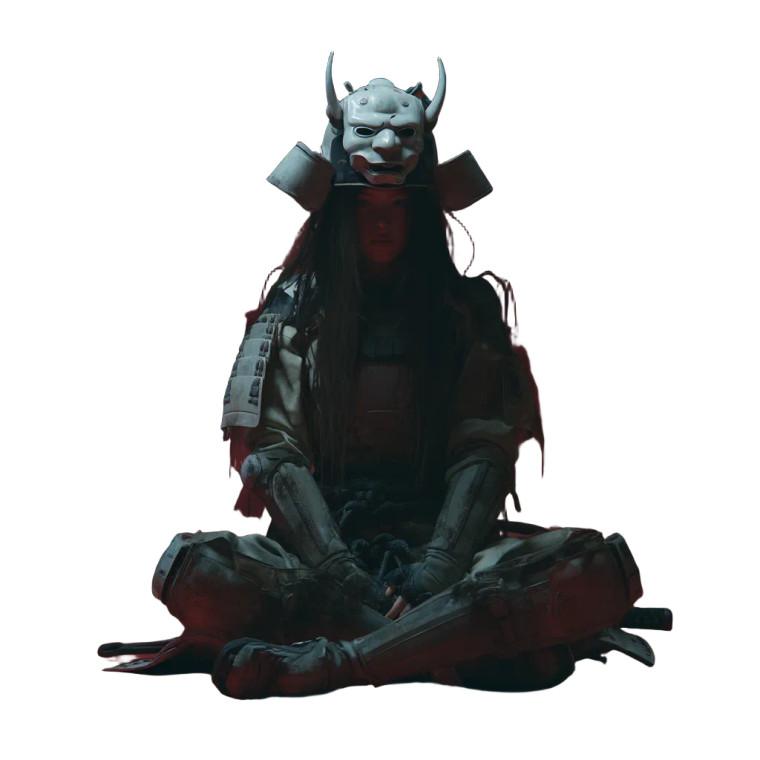 Cyberpunk Samurai V33 Vinyl Car Decal Sticker – Waterproof & UV-Resistant 8"