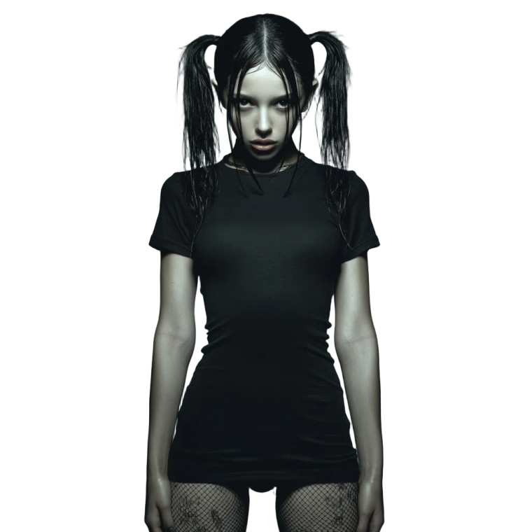 Gothic Model Shoot Vinyl Car Decal Sticker – Waterproof & UV-Resistant 8"