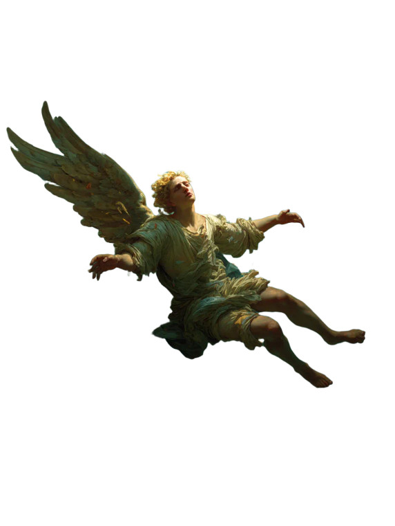 Fall Of Icarus V2 Vinyl Car Decal Sticker – Waterproof & UV-Resistant 8"